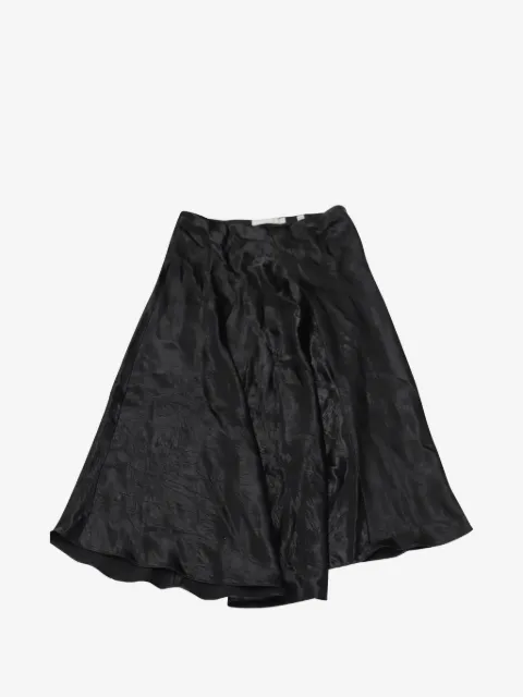 Vince circle satin skirt