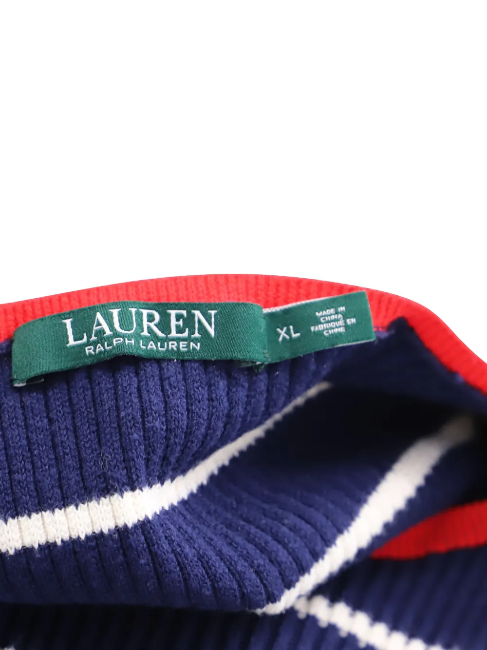 Ribbed-Knit Striped Sweater
