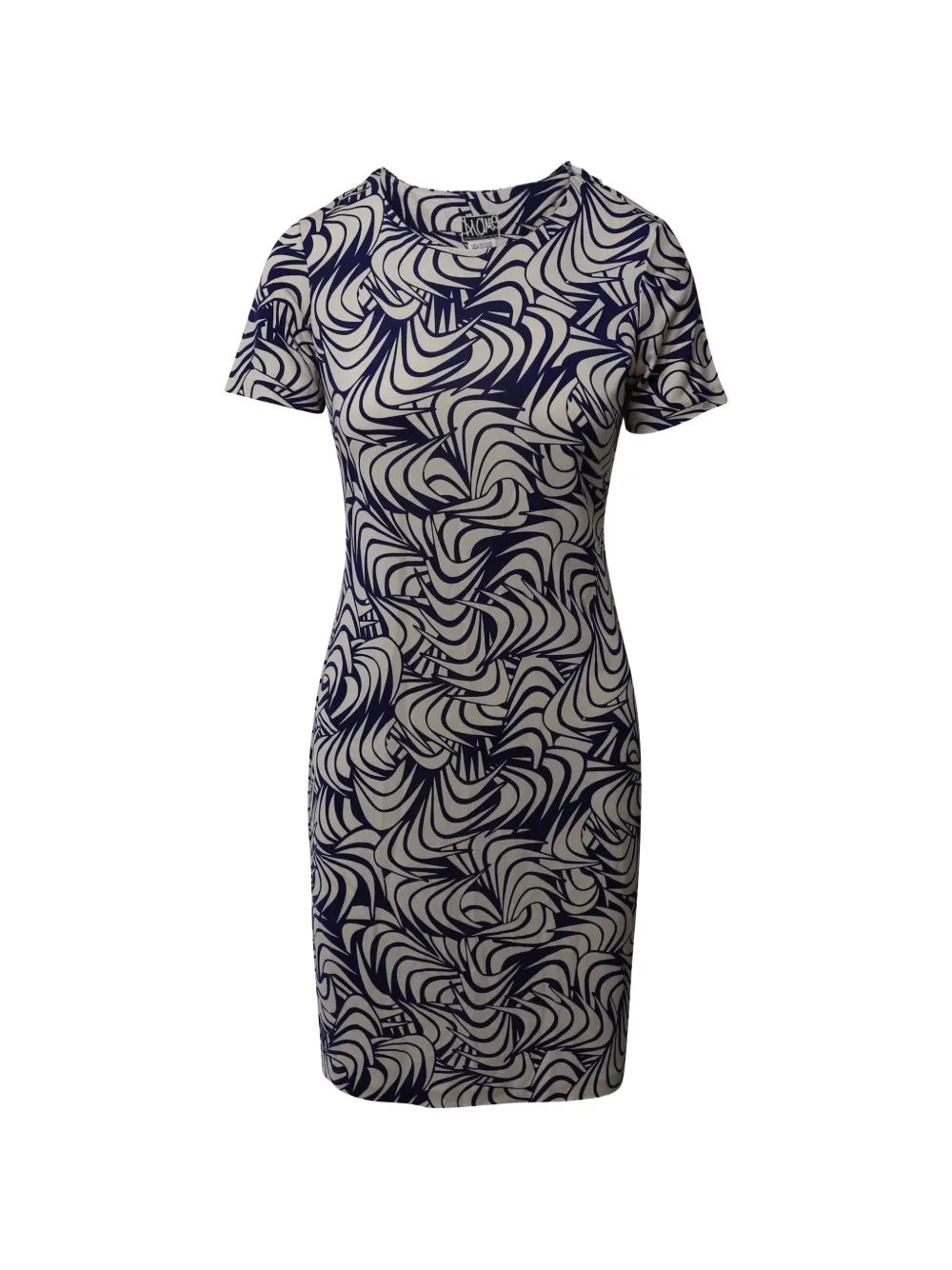 Diane Von Furstenberg Vintage floral-print short-sleeve mini dress - Blu