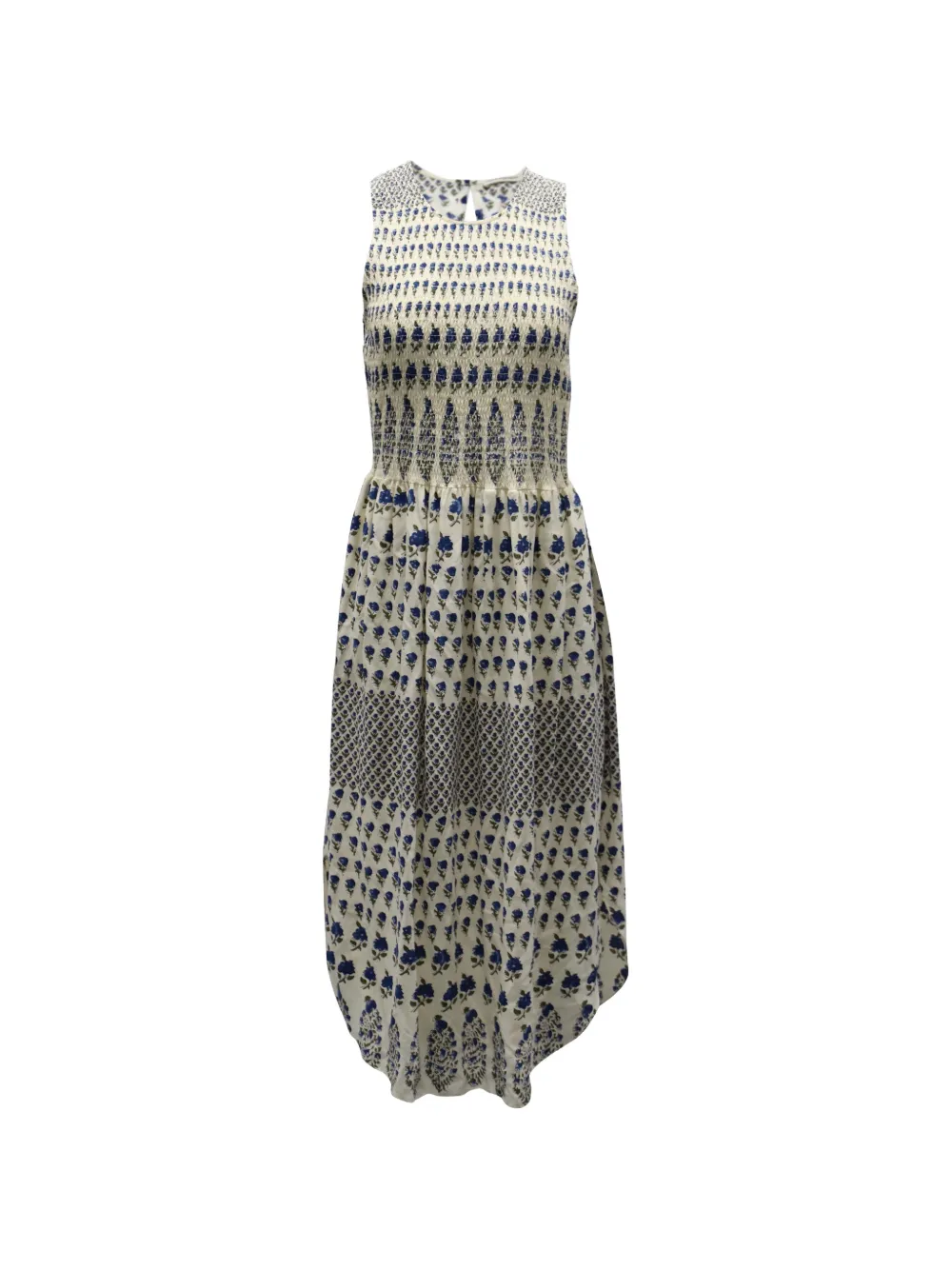 Ulla Johnson floral shirring dress - Toni neutri