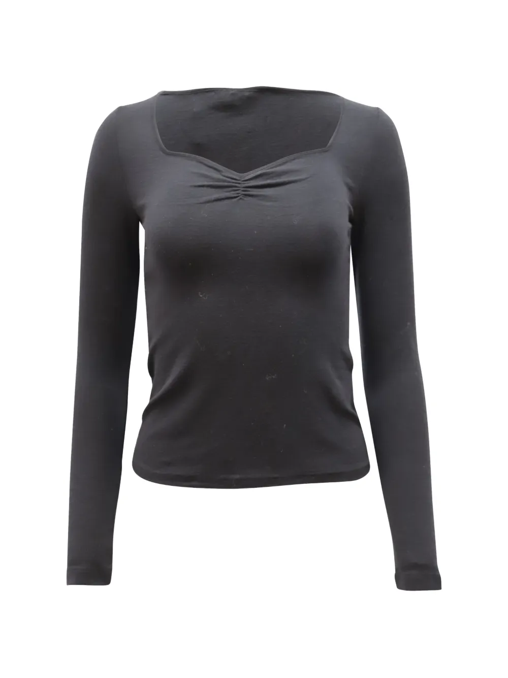 Vince sweetheart neckline shirt - Nero