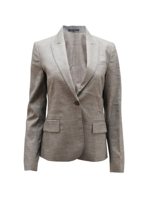 Theory Houndstooth suit blazer