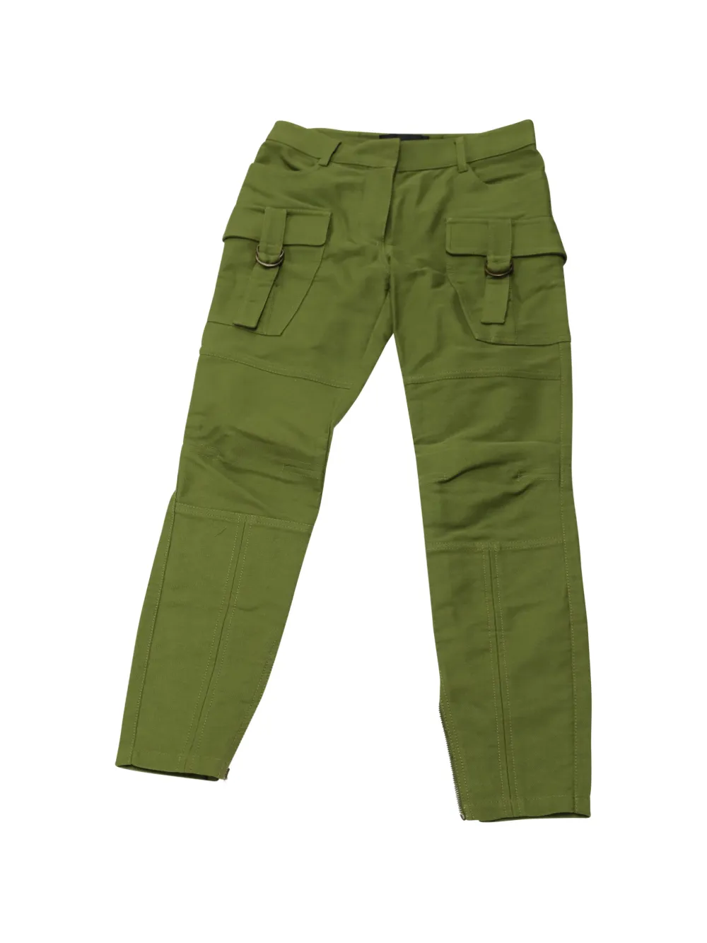 Derek Lam buckled-pocketS cotton trousers - Verde