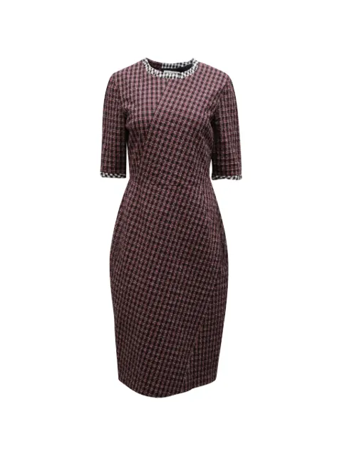 Altuzarra gingham-pattern dress