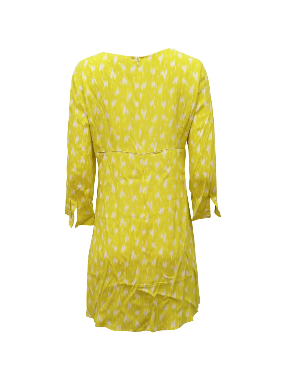 Ba&Sh Stacy ikat print dress - Geel