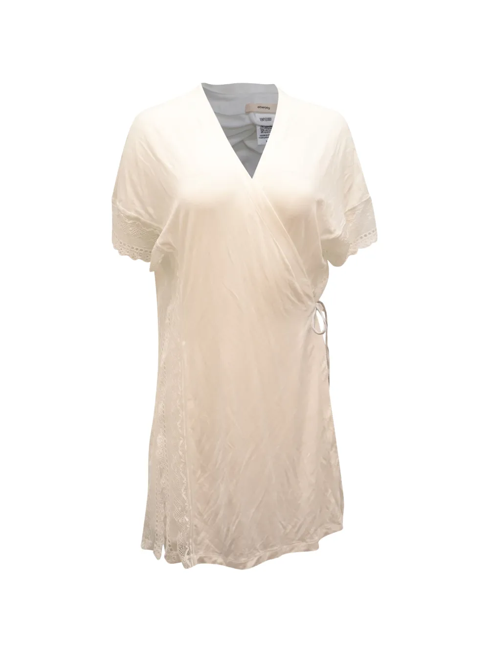 Eberjey silk lace mini dress - Nude