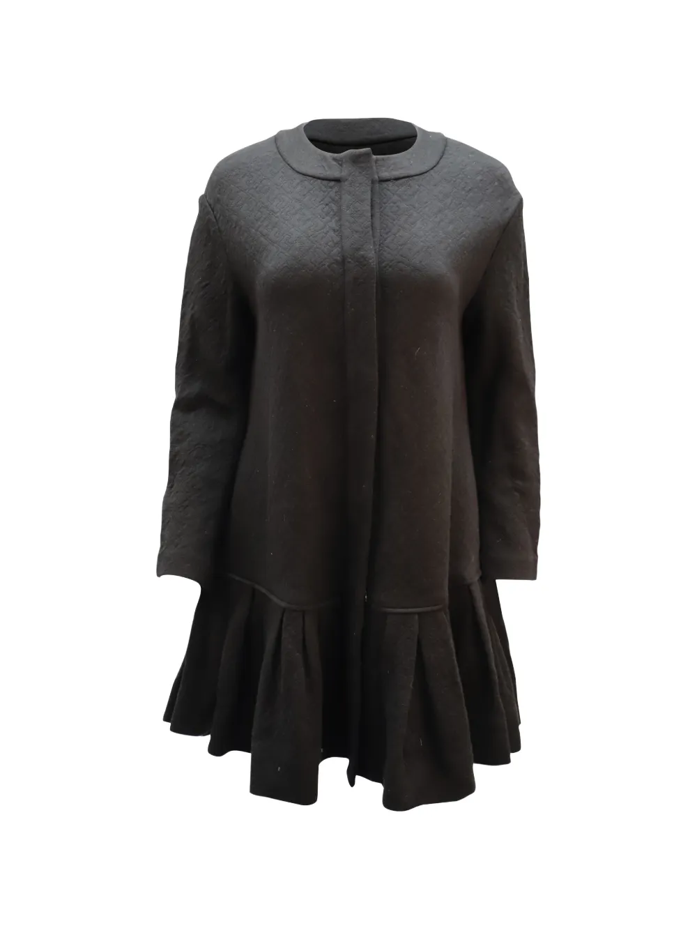 Diane Von Furstenberg Vintage Ballencya wool mini dress - Nero