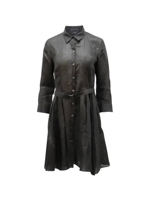 Theory vestido camisero con cinturón