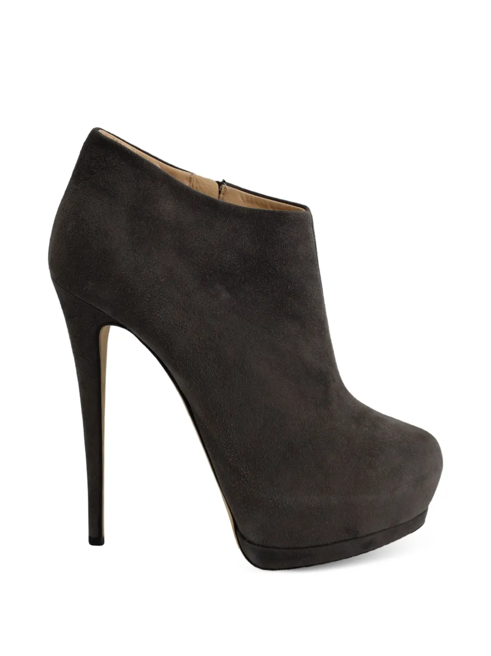 Giambattista Valli Vintage platform-heel boots - Grigio