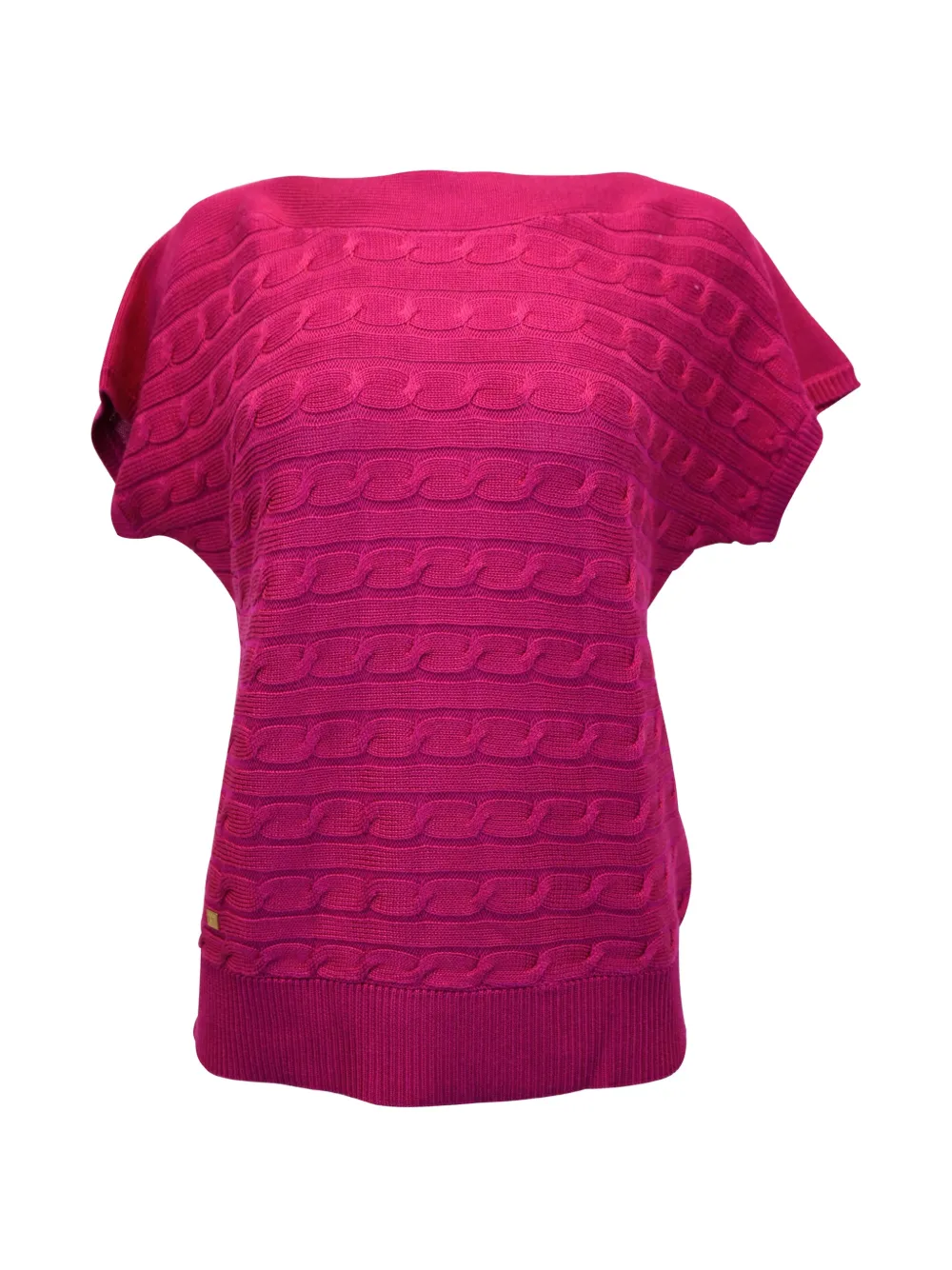 Ralph Lauren Vintage cable-knit knitted top - Rosa