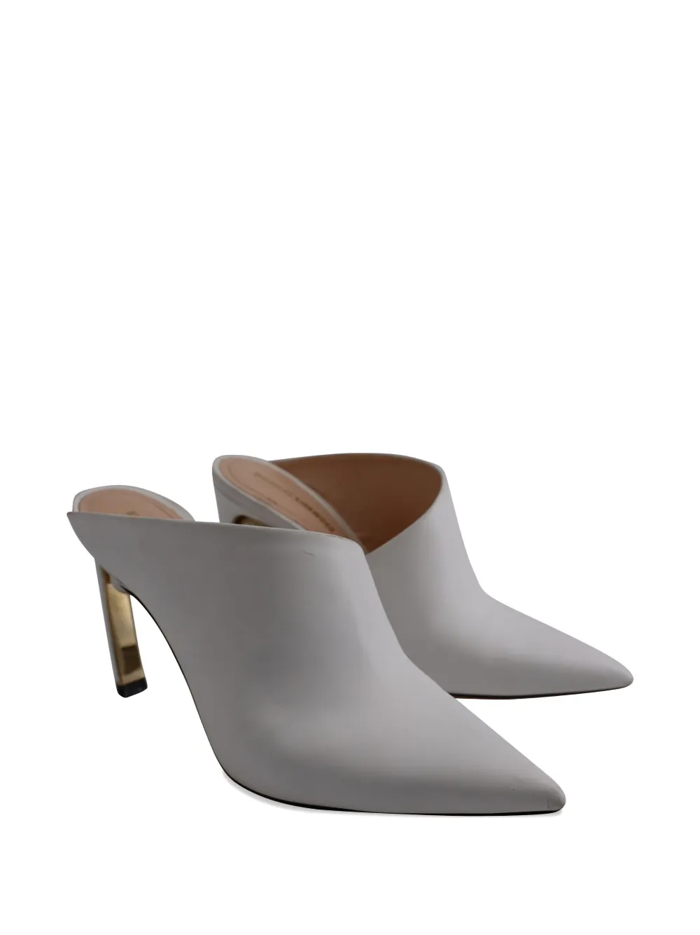 Nicholas Kirkwood leather mules - Wit