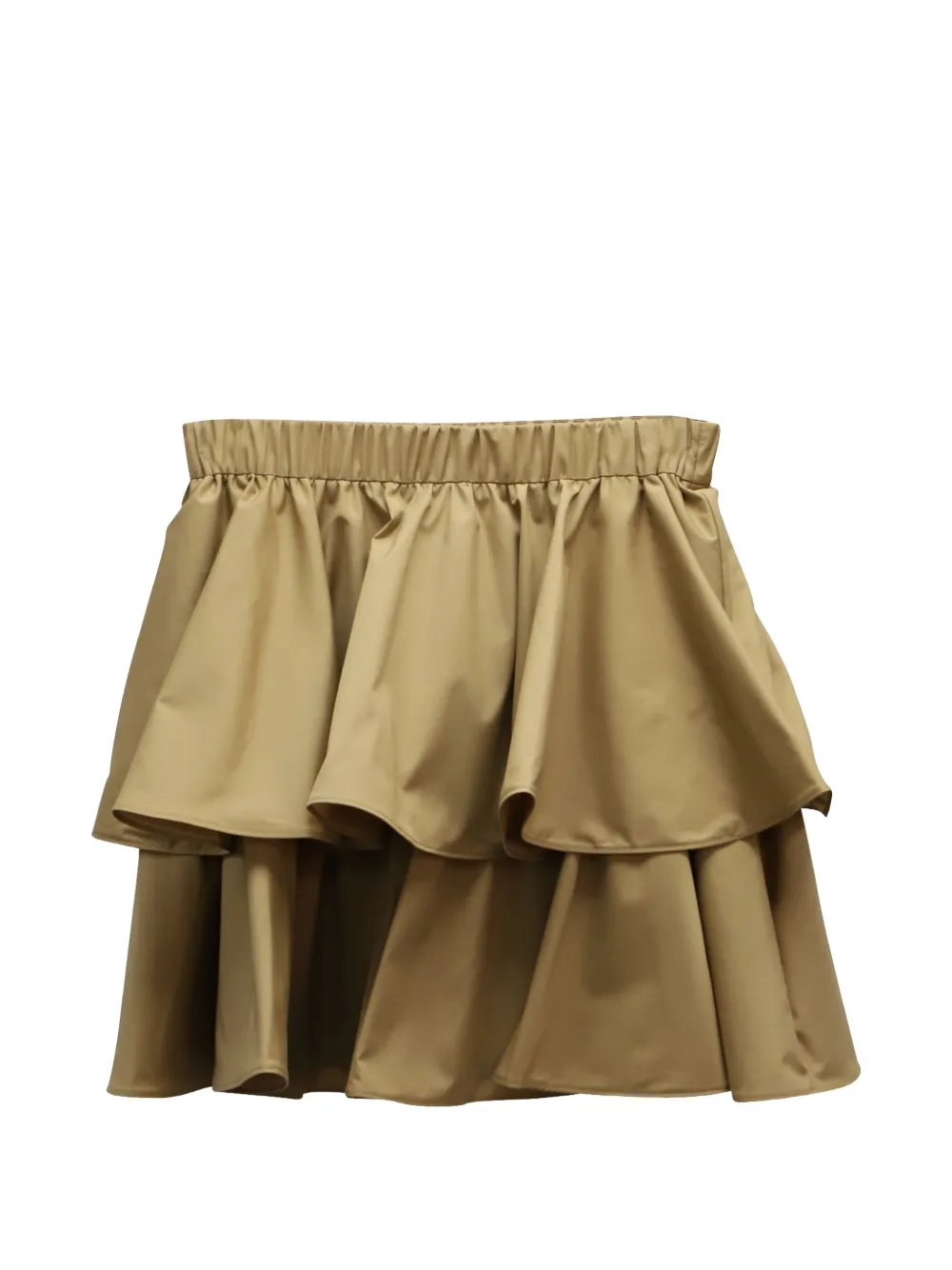 Jason Wu tiered flared mini skirt - Toni neutri