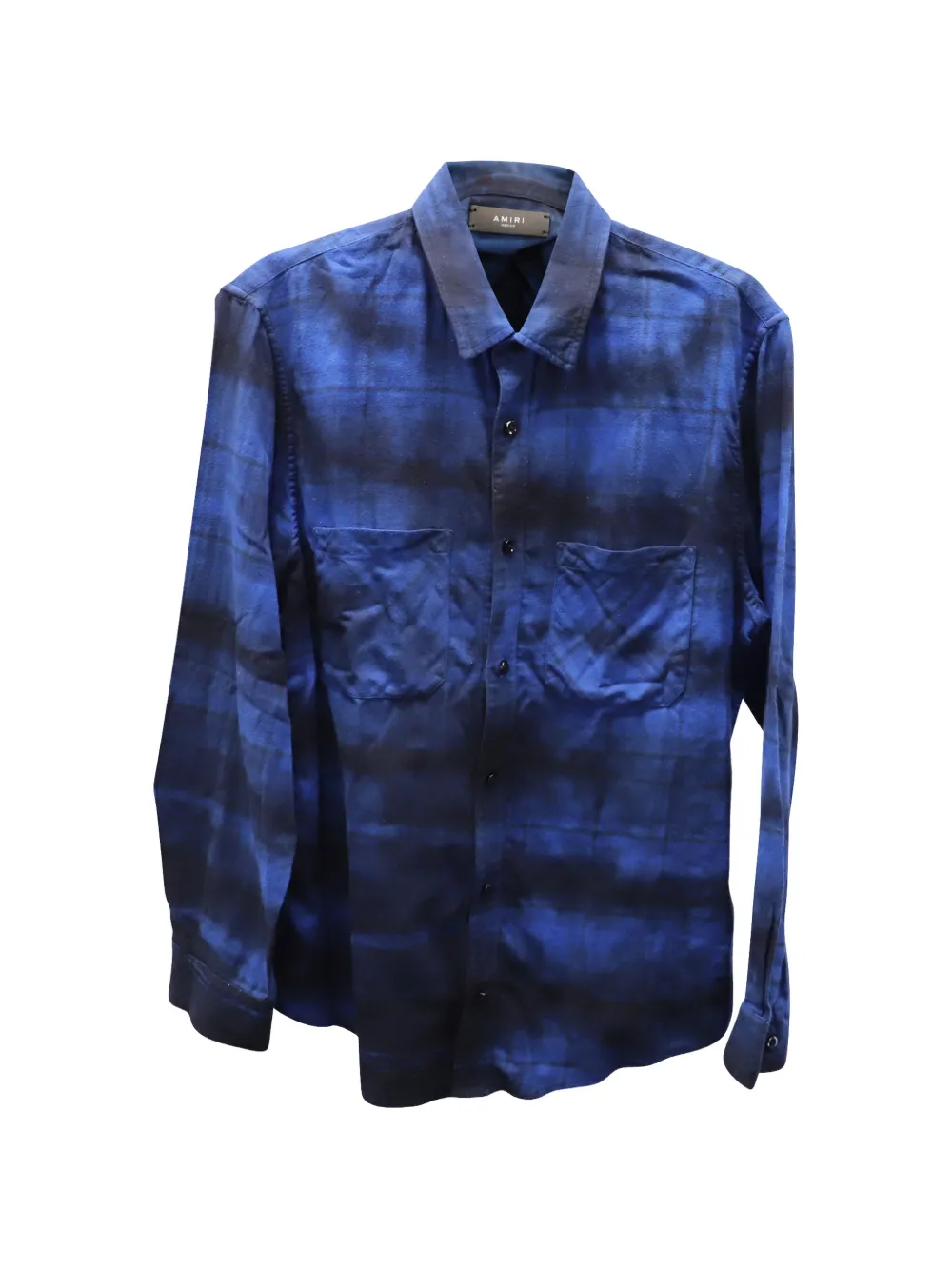AMIRI long-sleeve buttoned shirt - Blu