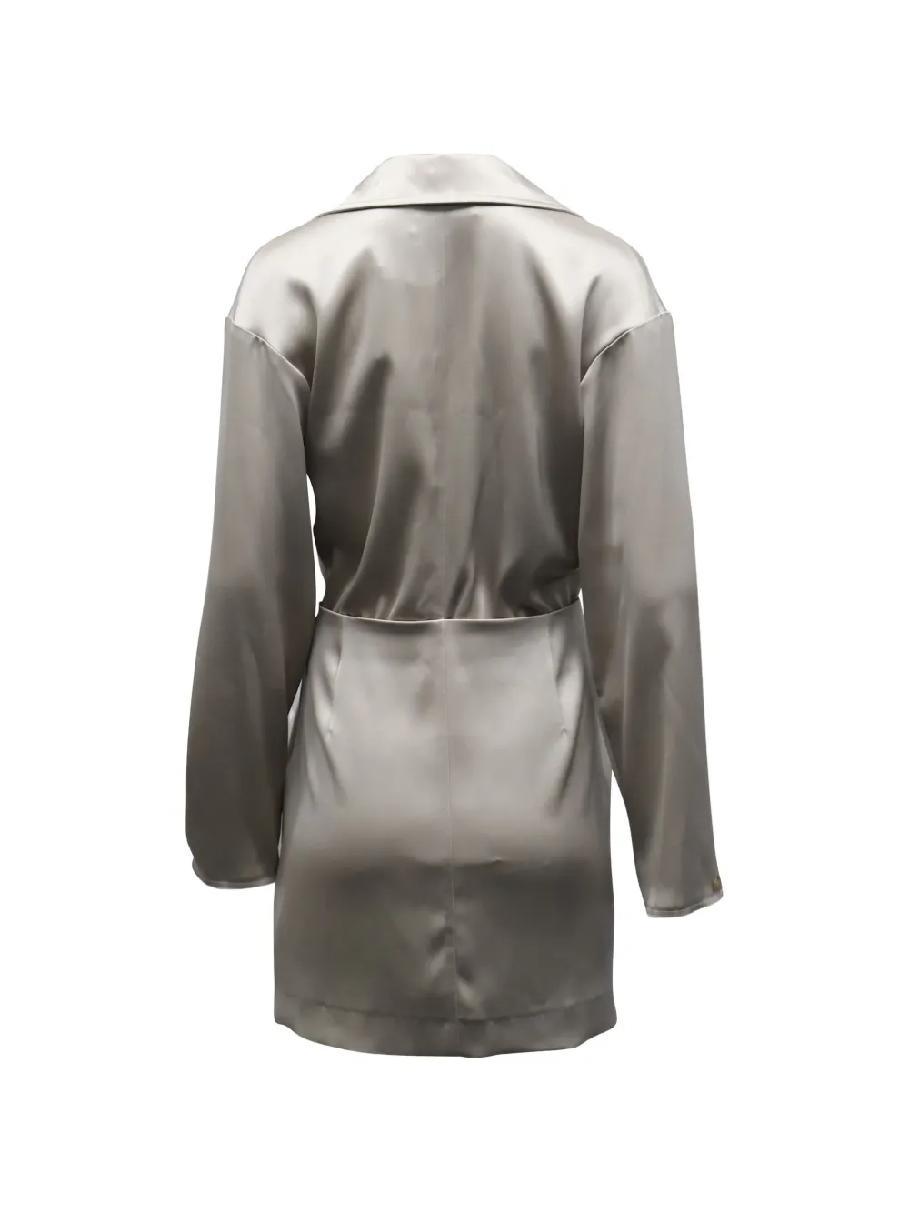 Nanushka 2001 cutout shirt dress - Grijs