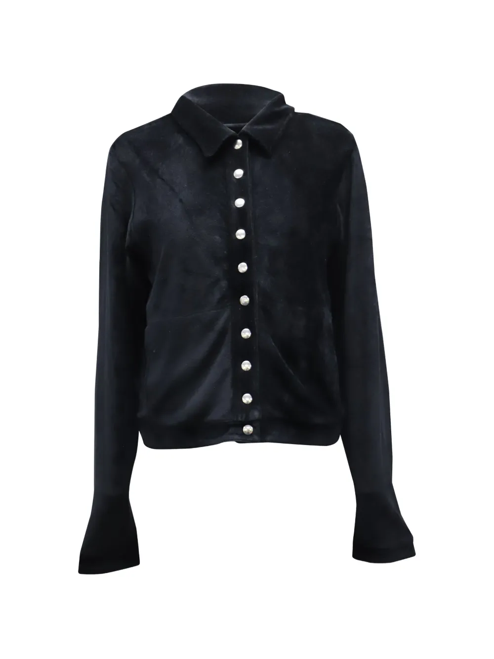 Alexa Chung buttoned collar jacket - Nero