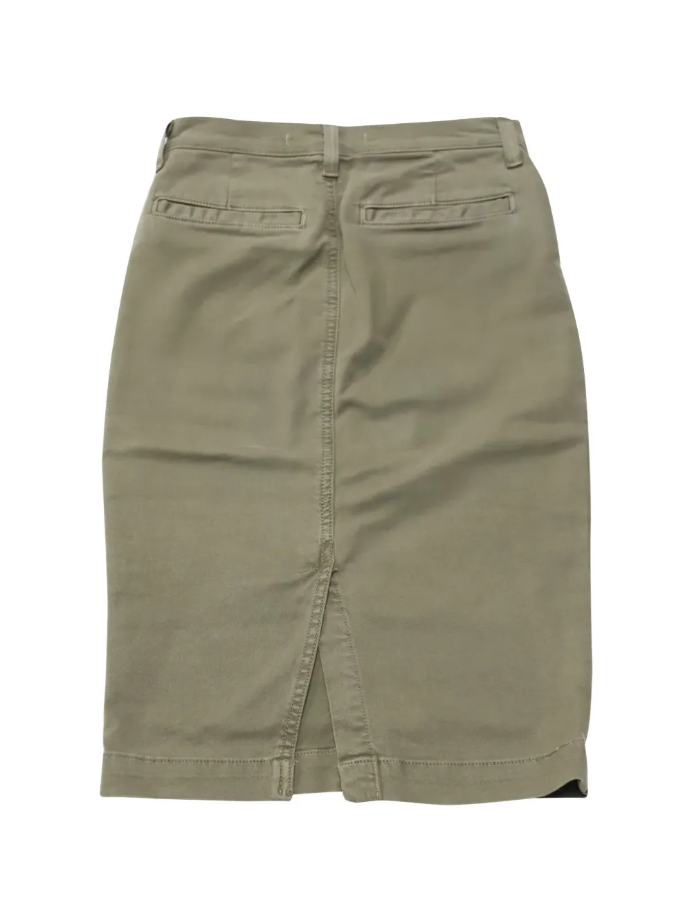 J Brand patch-pocket button pencil skirt - Groen