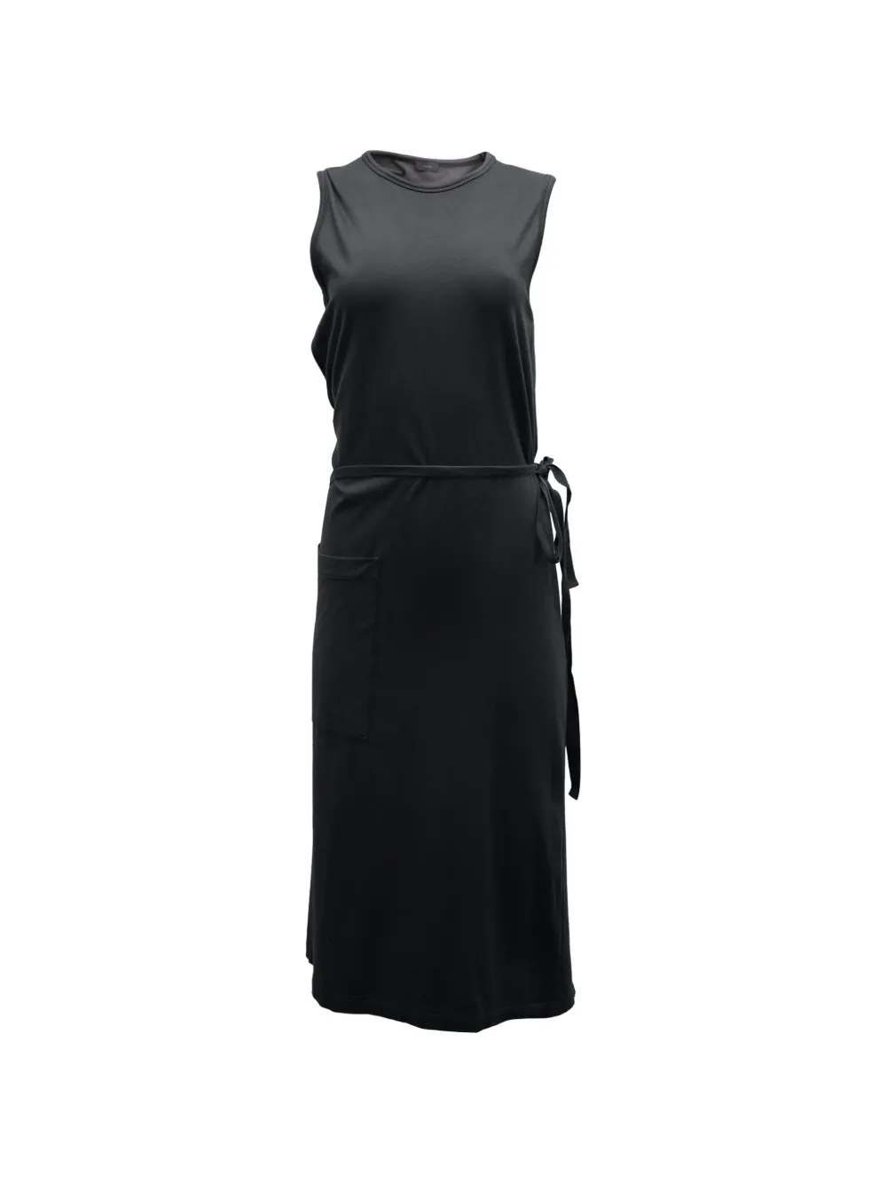 JOSEPH tied-waist midi dress - Nero