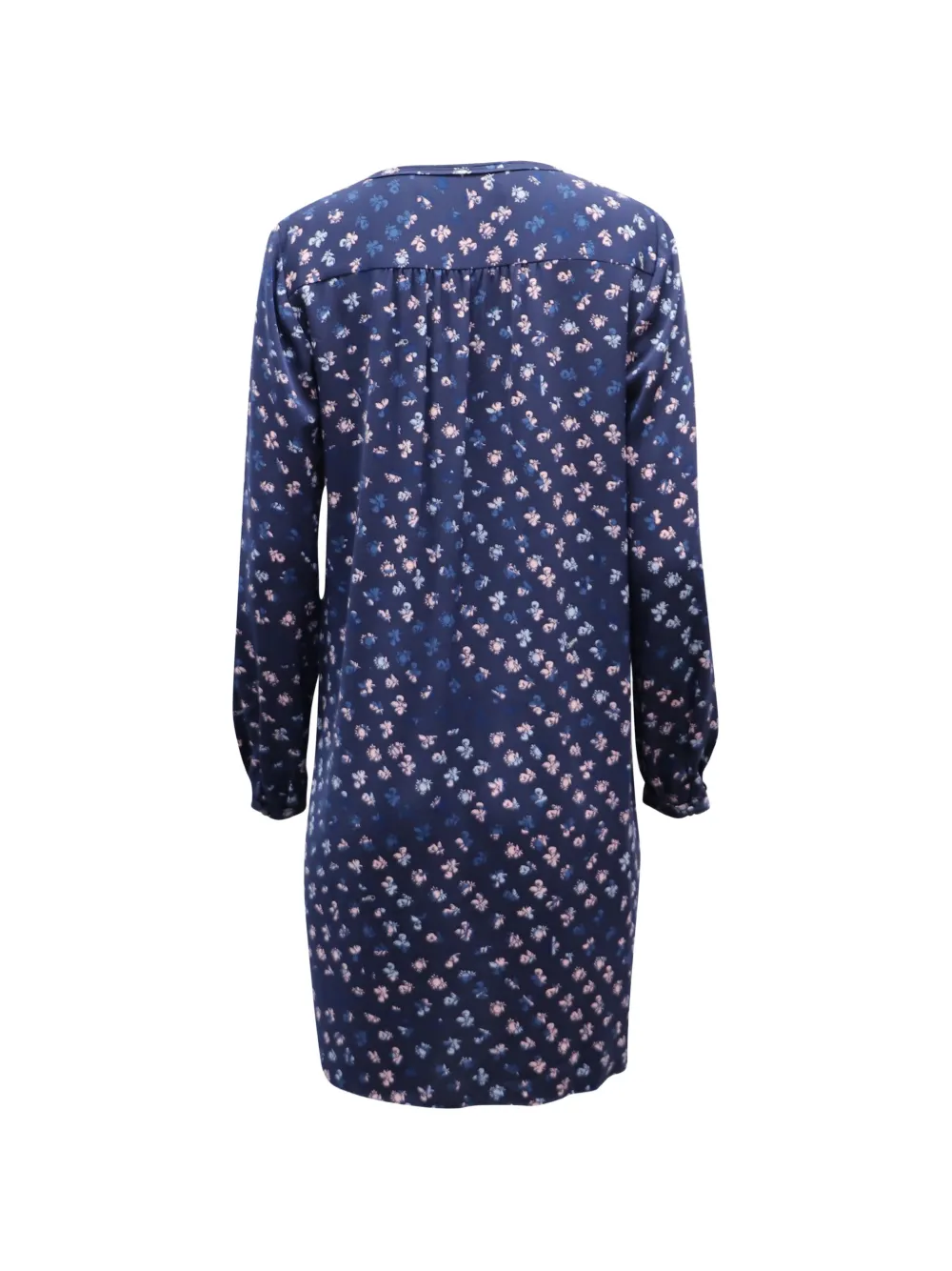 Diane Von Furstenberg Vintage floral-print pleated dress - Blauw