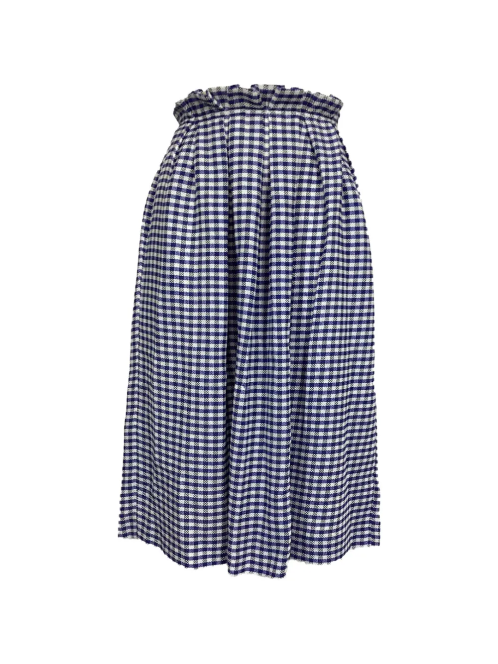 Mother Of Pearl check-pattern midi skirt - Blu
