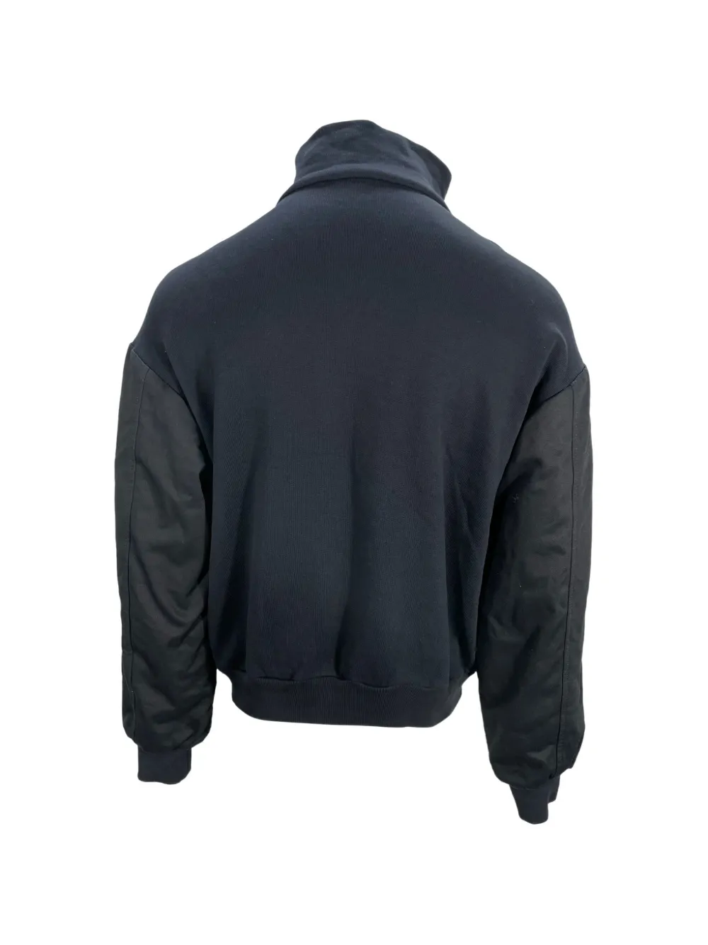 Balenciaga Pre-Owned Embroidered half-zipped Sweatshirt | Black