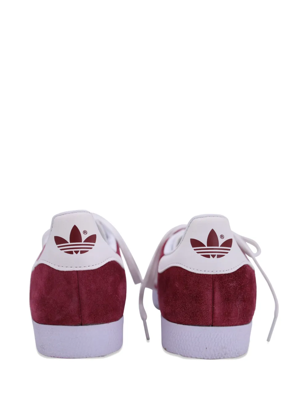 Adidas gazelle stripes suede trainers - Rood