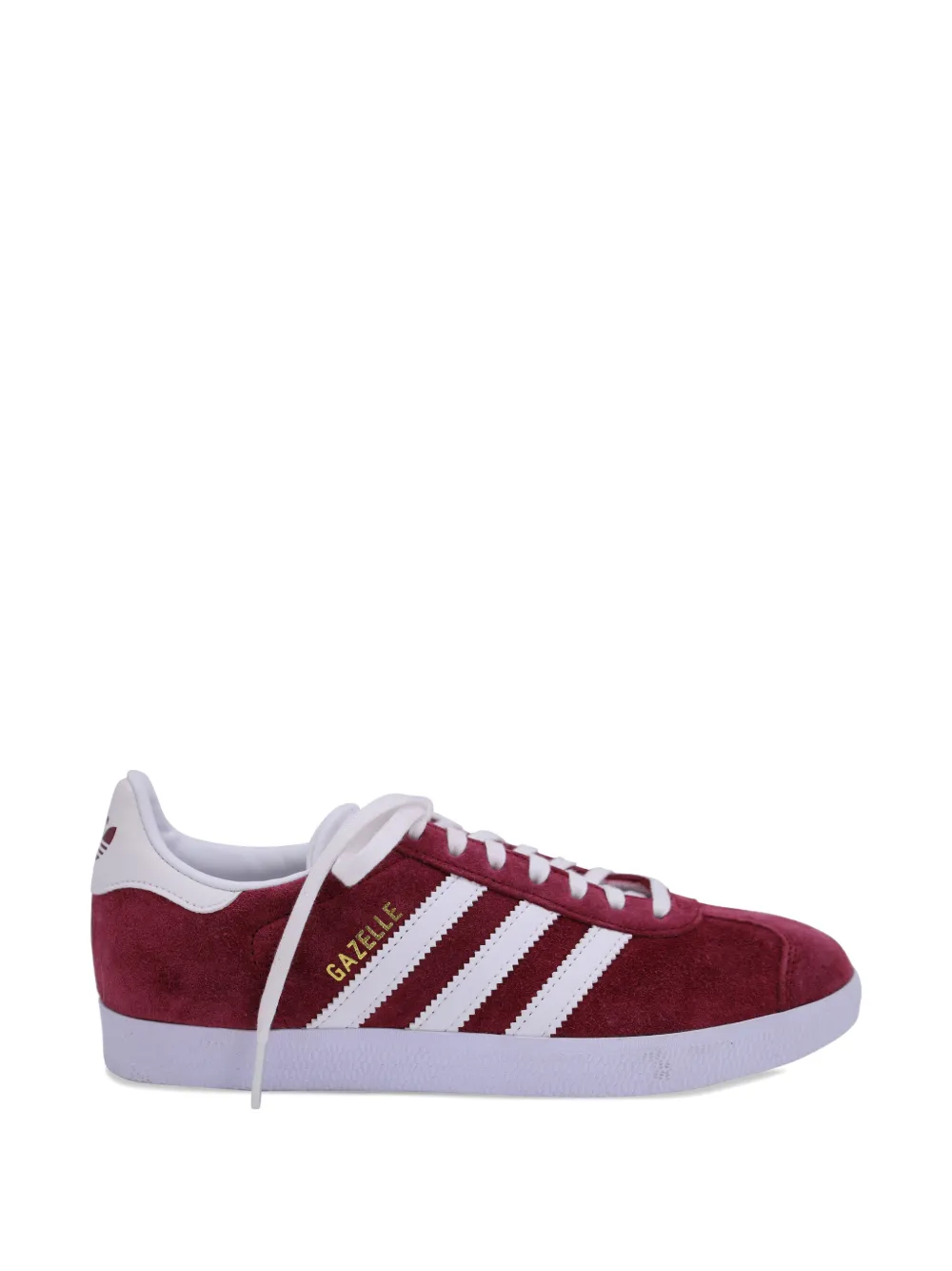 adidas gazelle stripes suede trainers - Rosso