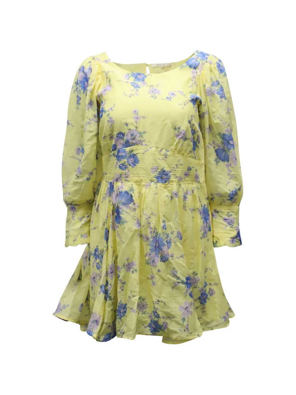 LoveShackFancy floral-print mini dress - Giallo