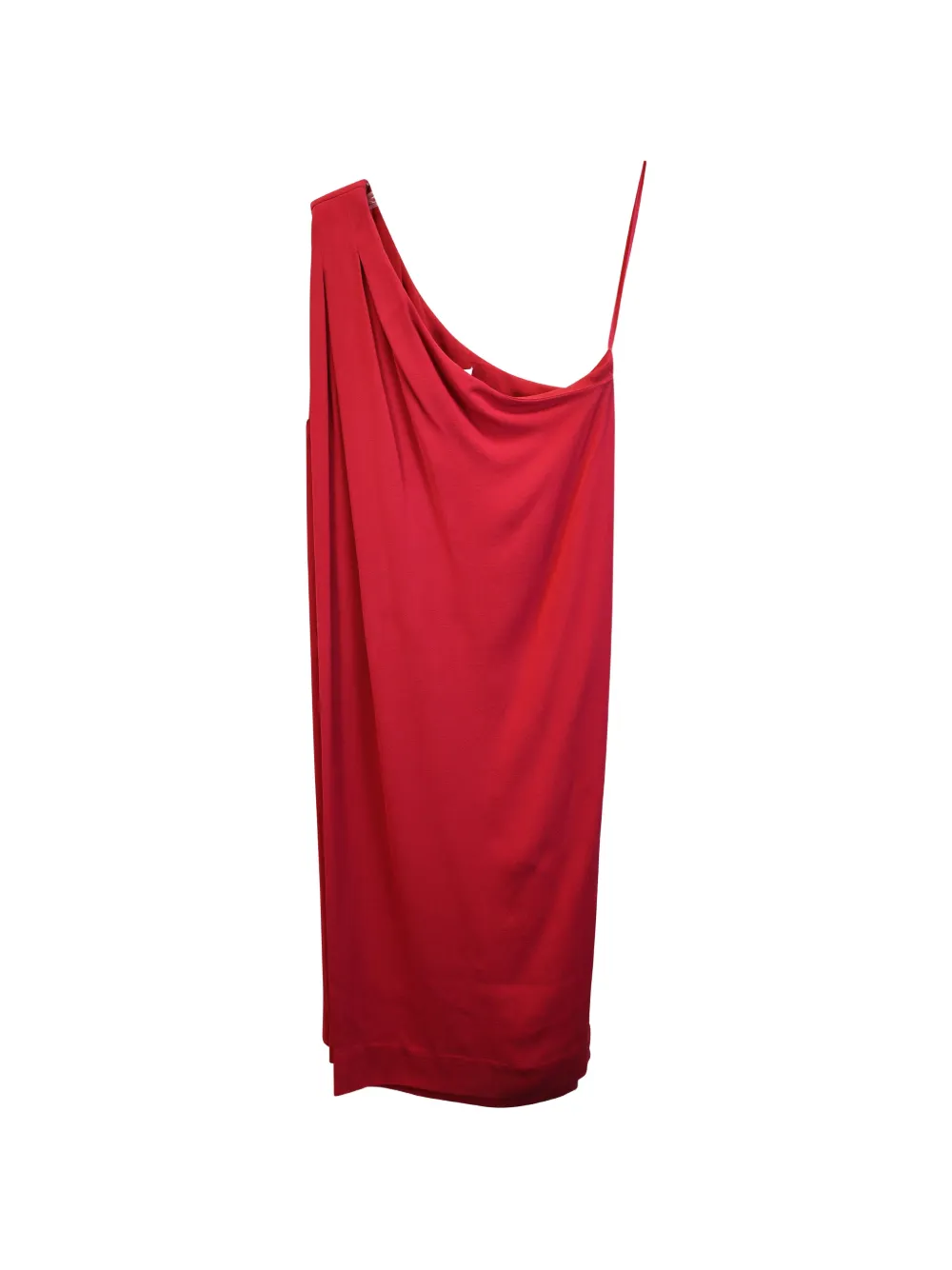 Diane Von Furstenberg Vintage one-shoulder mini dress - Rosso