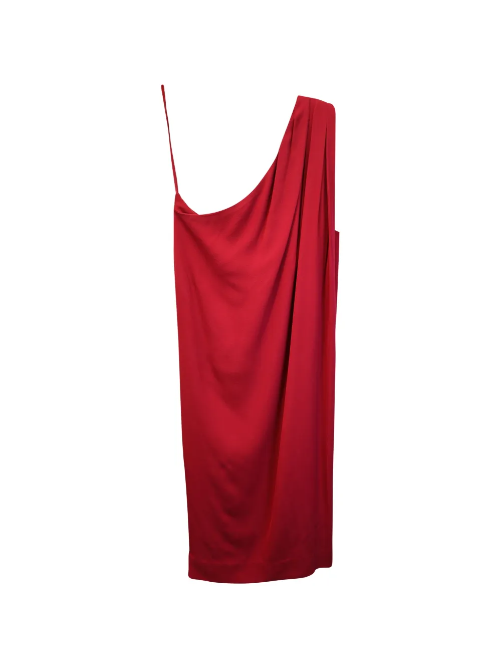 Diane Von Furstenberg Vintage one-shoulder mini dress - Rood
