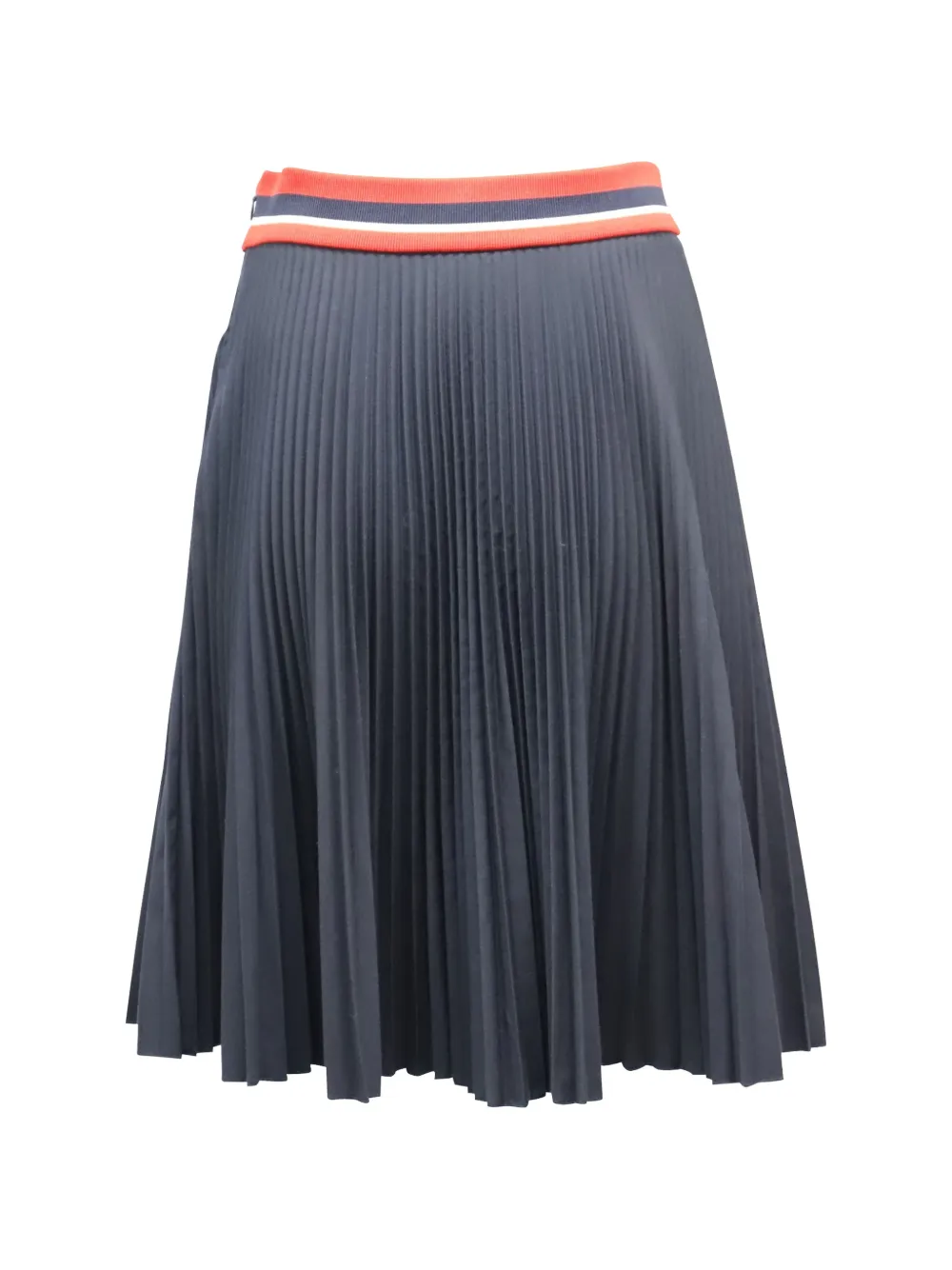 Prada Pre-Owned pleated midi skirt - Blauw