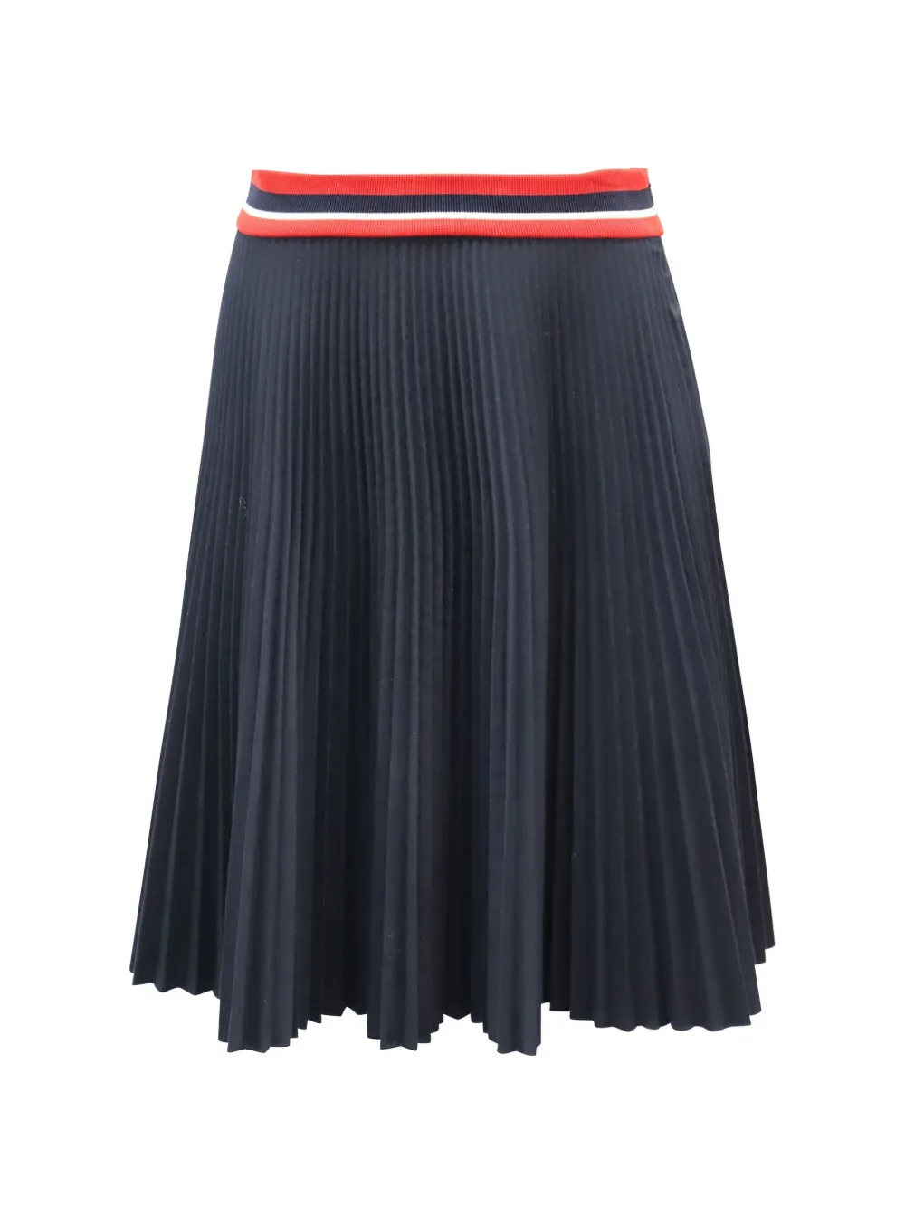 Prada Pre-Owned pleated midi skirt - Blu