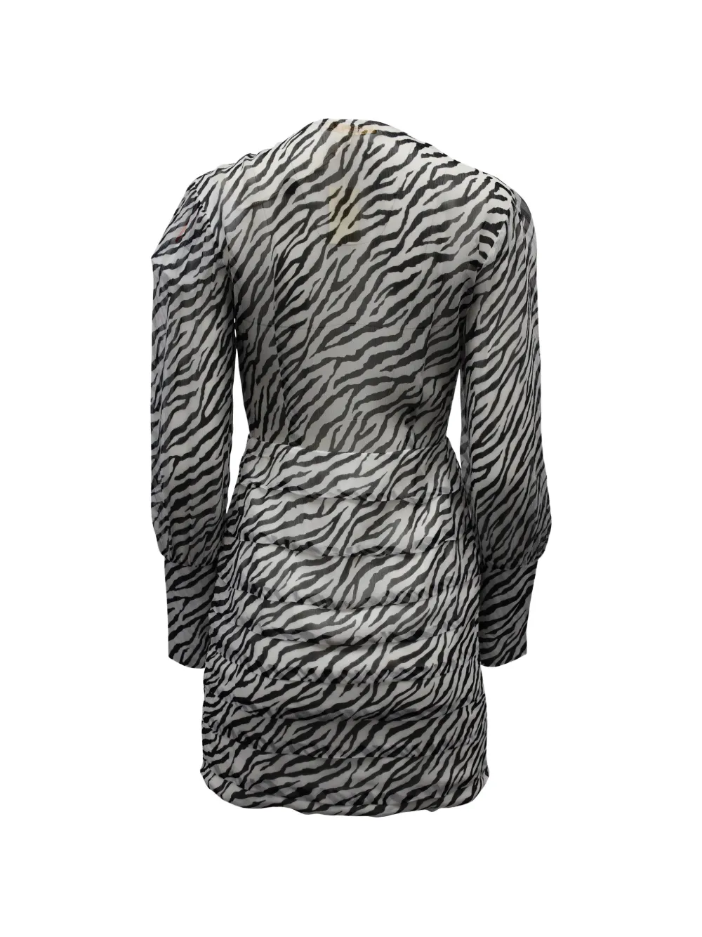 Maje Ribane zebra-print mini dress - Wit