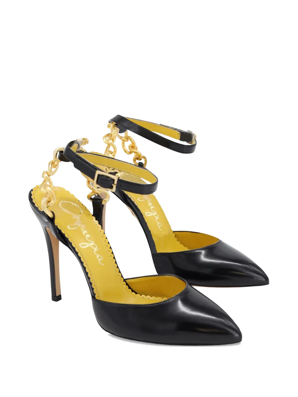 Charlotte Olympia chain-strap pumps - Zwart