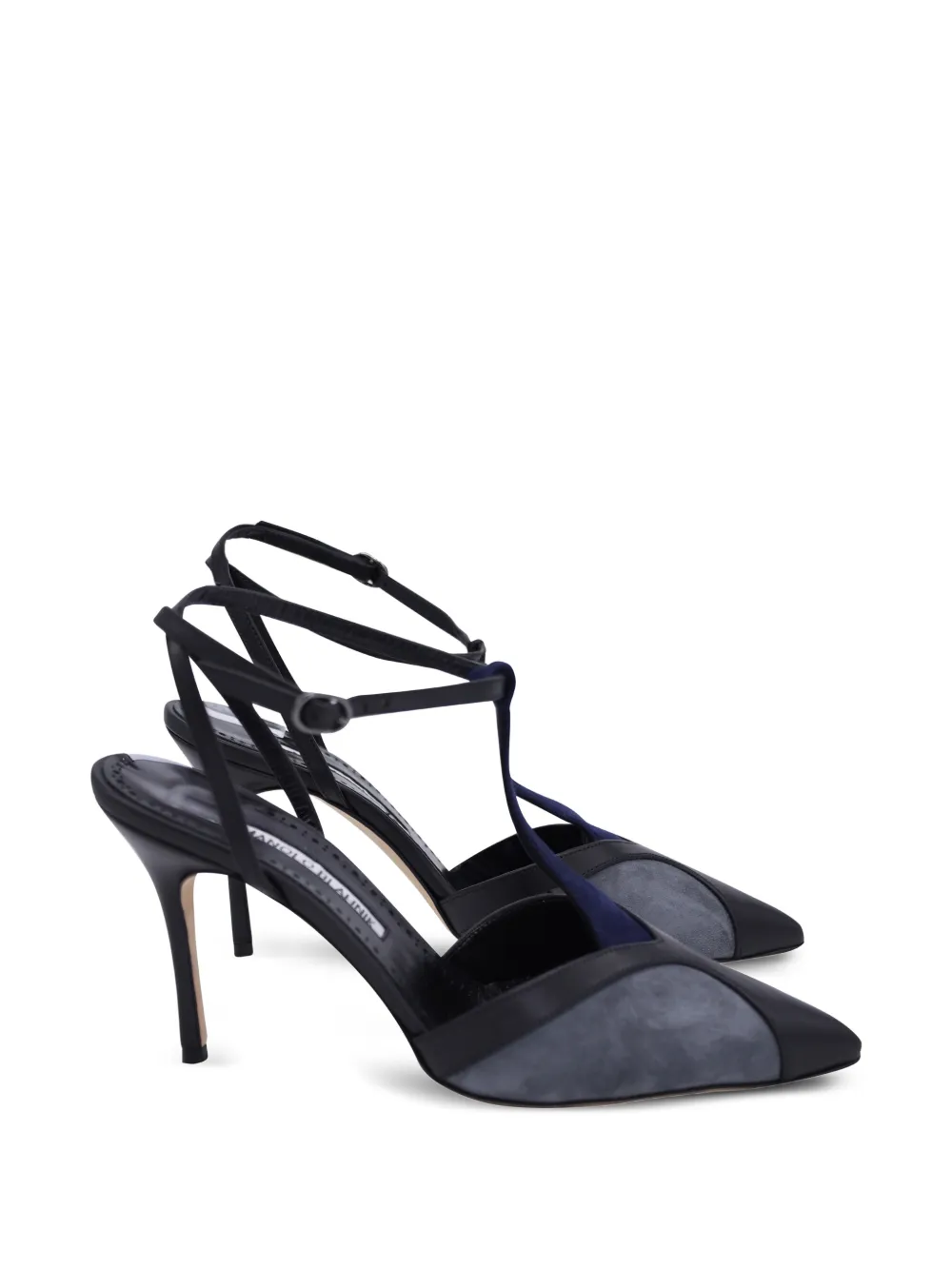 Manolo Blahnik Catillo buckled pumps - Grigio