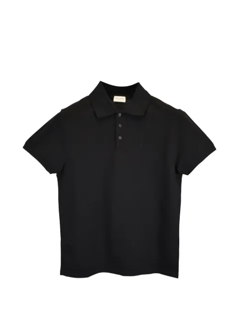 Saint Laurent Pre-Owned logo polo shirt