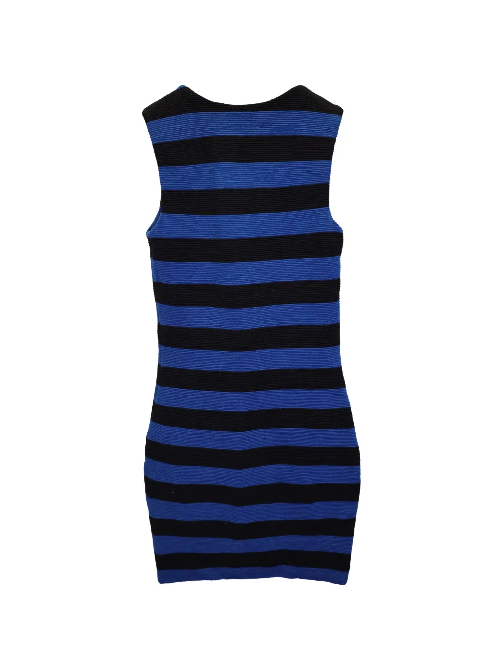 Diane Von Furstenberg Vintage striped mini dress - Blauw