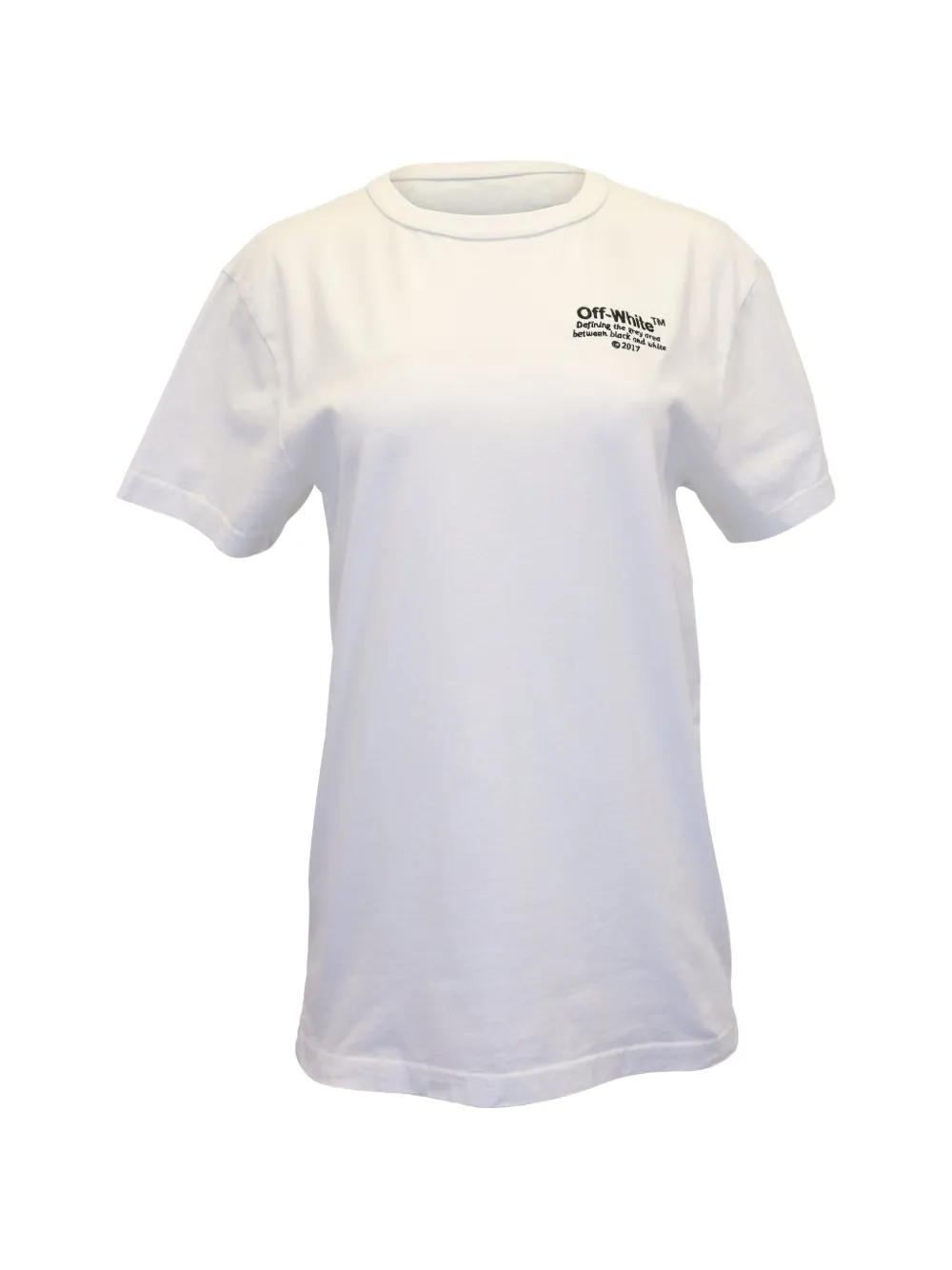 Off-White Pre-Owned crew-neck T-shirt - Bianco