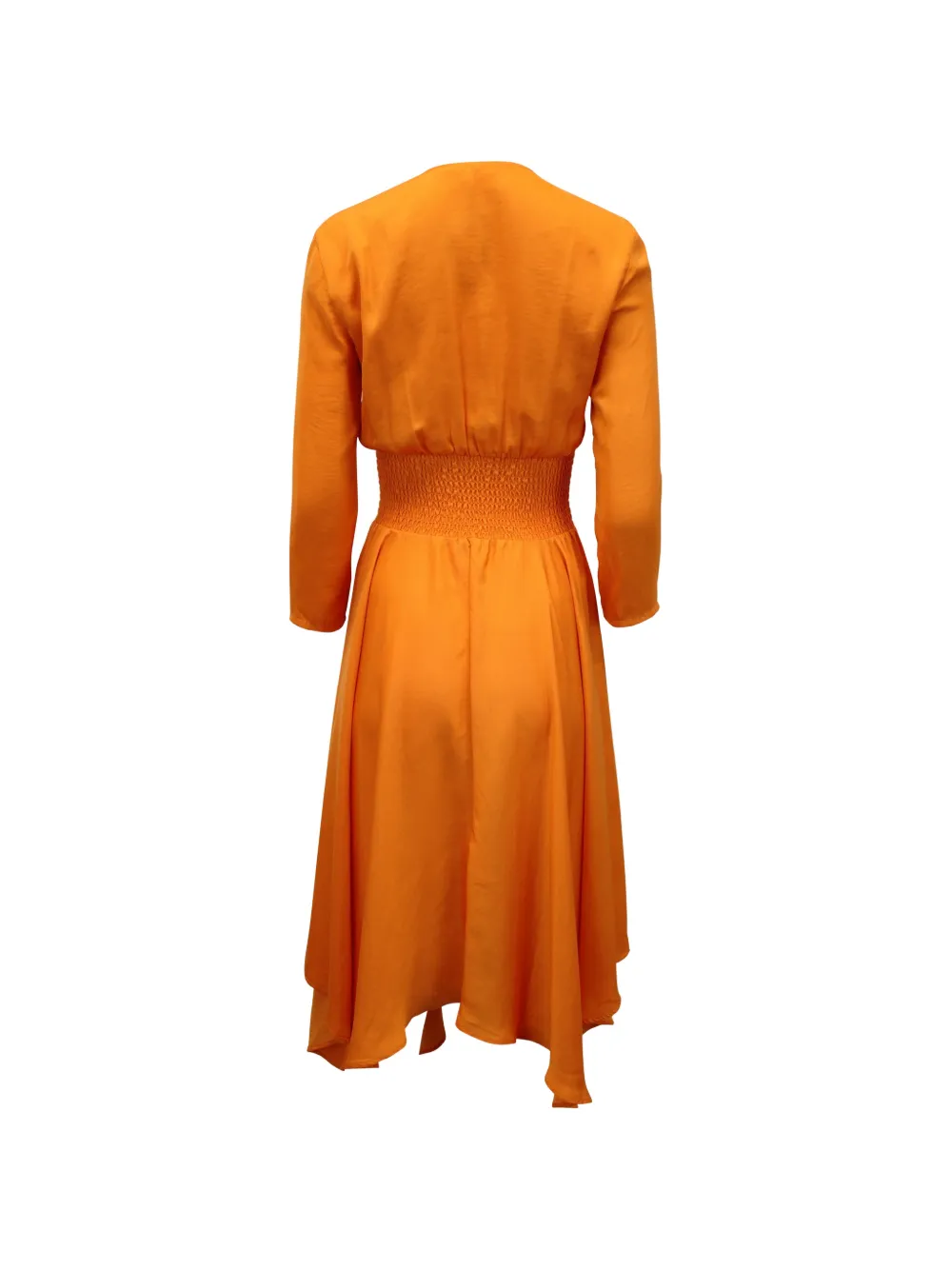 Maje asymmetric-hem midi dress - Oranje