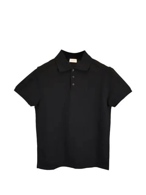 Saint Laurent Pre-Owned polo med Cassandre-logo