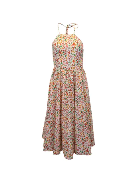 Caroline Constas vestido midi Gretta estampado