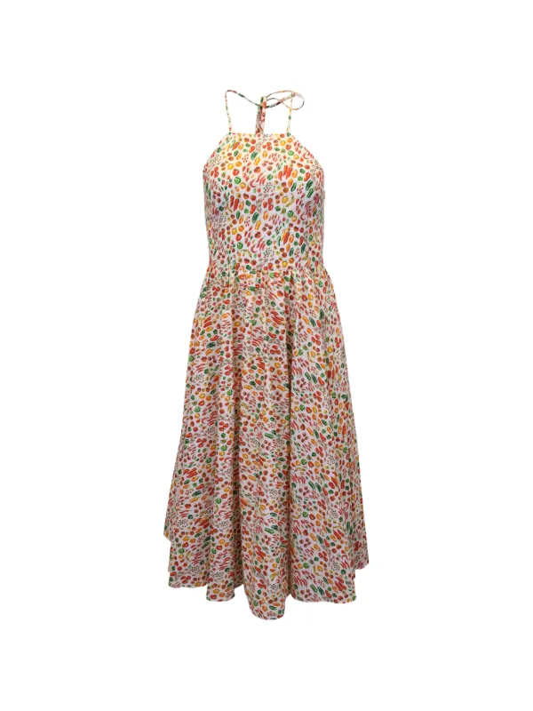 caroline constas floral maxi dress Caroline Constas Floral-print Maxi Dress