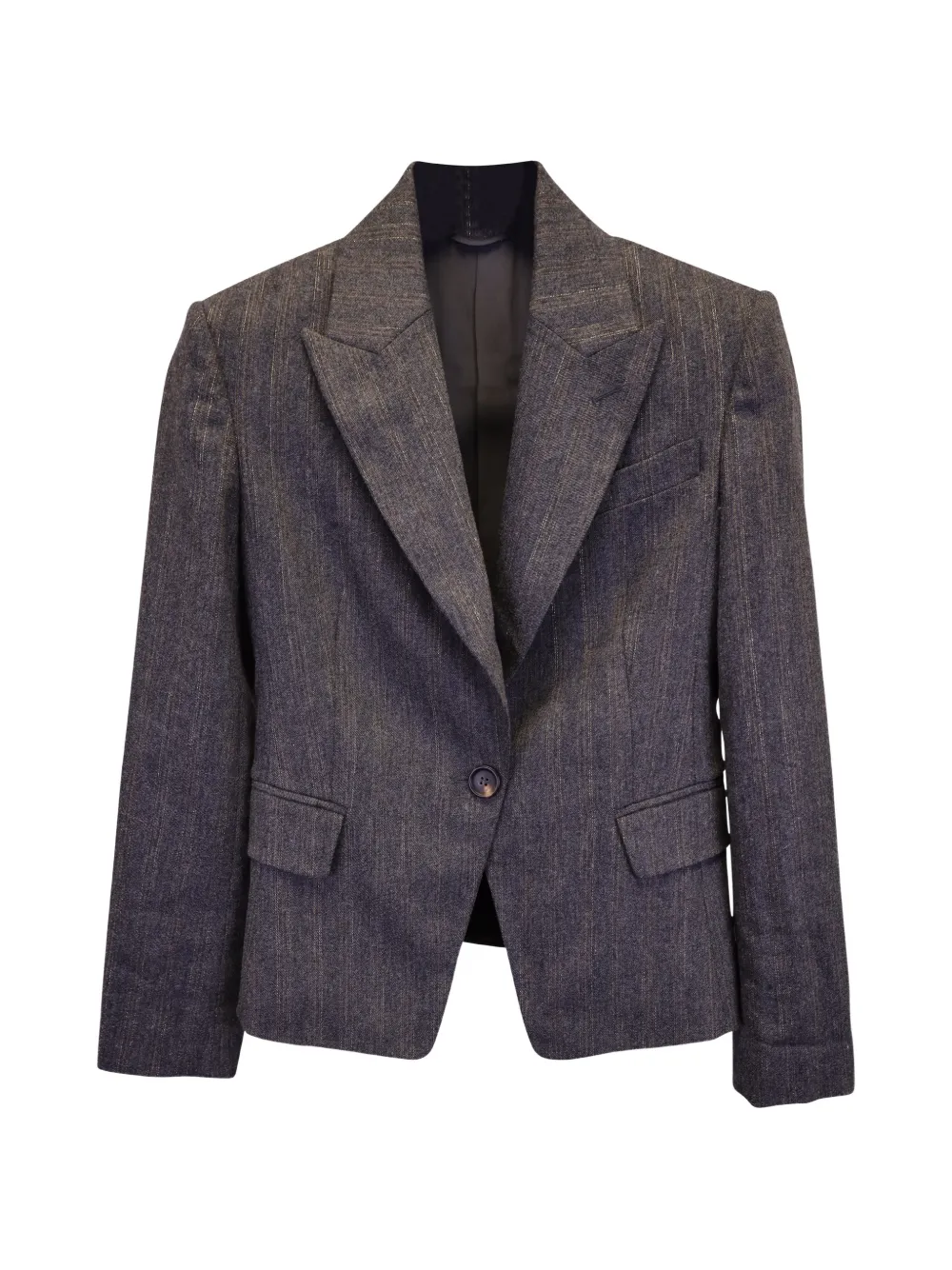 Pre-owned Brunello Cucinelli Vintage Single-breasted Blazer In Gray