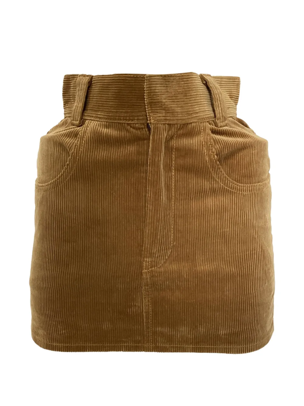 RE/DONE corduroy mini skirt - Marrone
