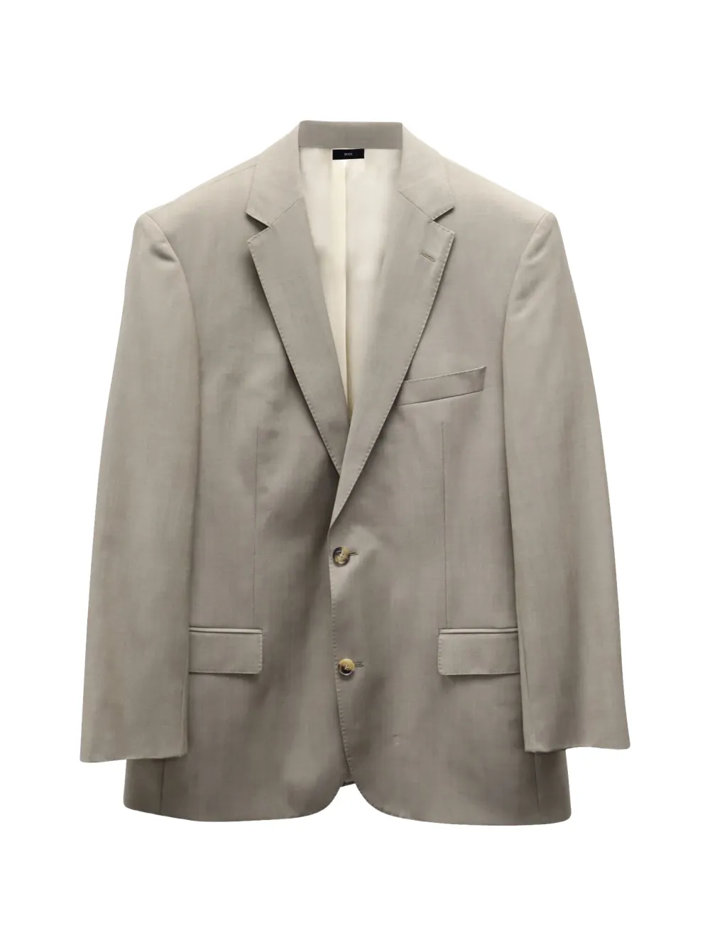 BOSS single-breasted blazer - Toni neutri