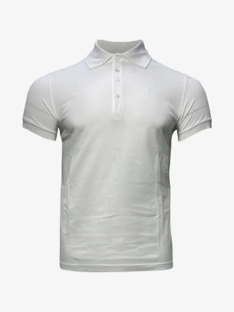 Saint Laurent Pre-Owned Polo con logo ricamato