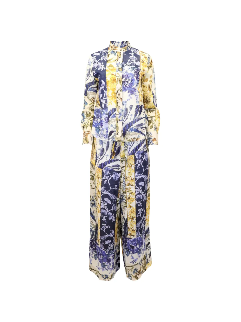 ZIMMERMANN panelled floral-print suit - Toni neutri