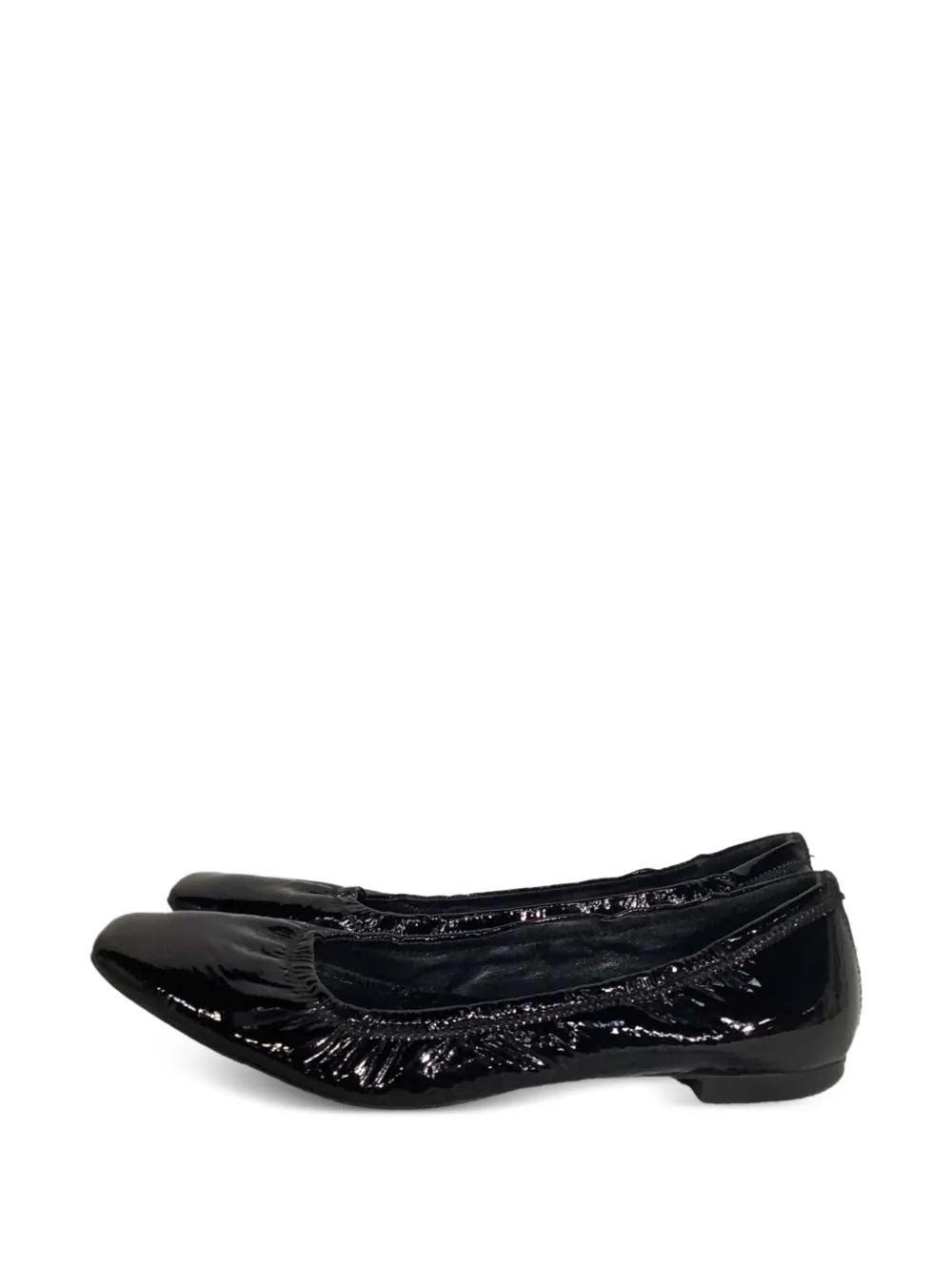 Prada Pre-Owned スクエアトゥ レザーパンプス | ブラック | FARFETCH JP