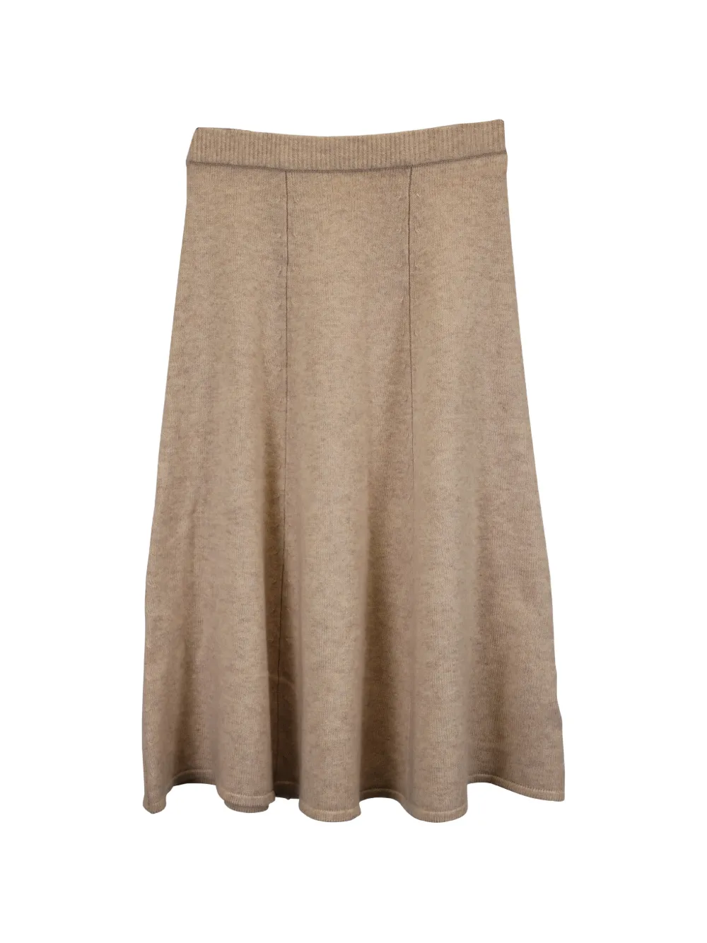 LoveShackFancy A-line wool skirt - Toni neutri