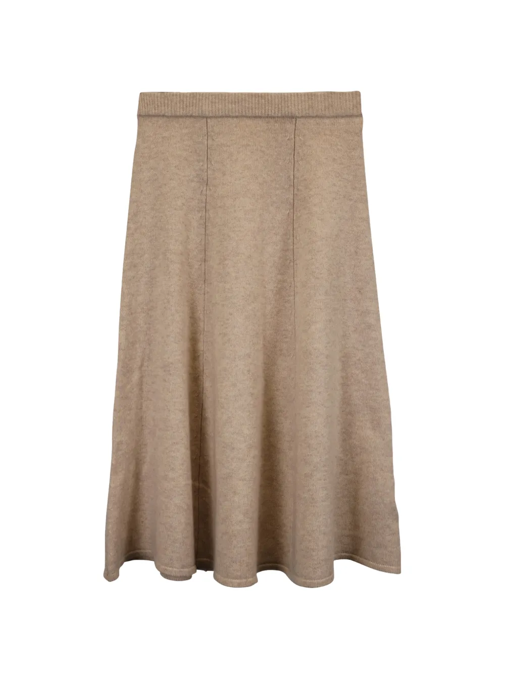LoveShackFancy A-line wool skirt - Toni neutri