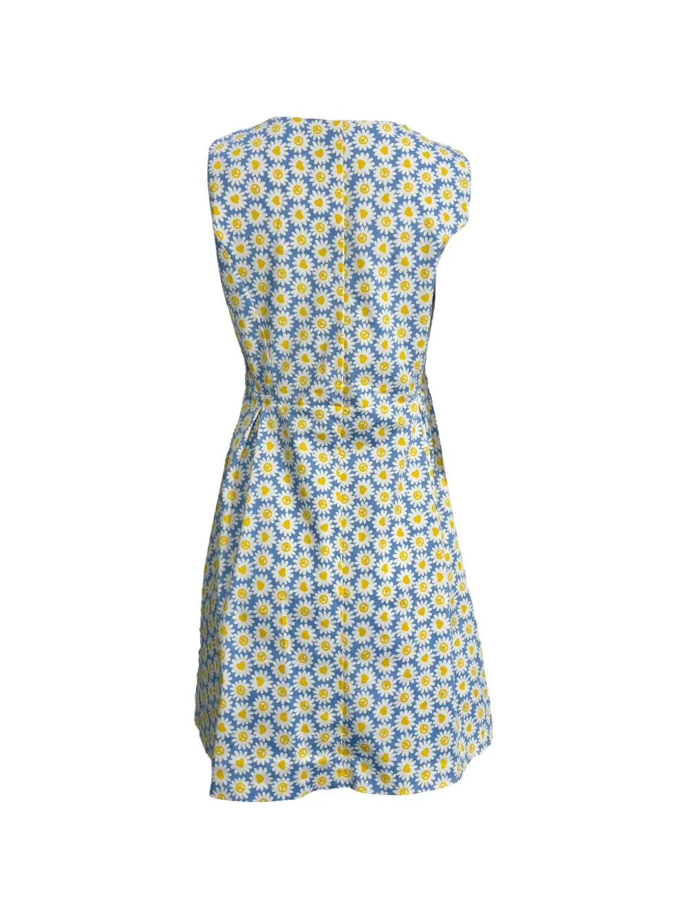 Moschino Pre-Owned floral printed A-line dress - Blauw